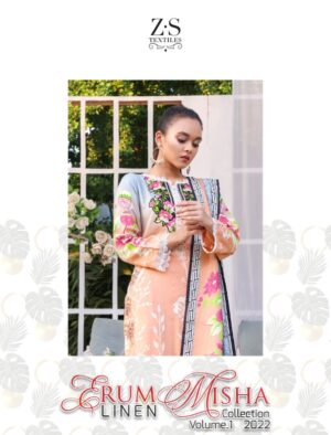 ERUM MISHA PRINTED LINEN COLLECTION VOLUME 1 BY Z.S TEXTILE_001