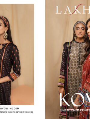 KOMAL PRINTED UNSTITCHED LAWN COLLECTION 2023 By Lakhany Most Awaited_001