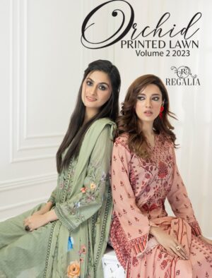 ORCHID PRINTED LAWN VOLUME 2 BY REGALIA TEXTILE_001