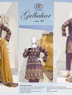 GUL BAHAR Vol 3 3 Piece Printed Collection By HT_004