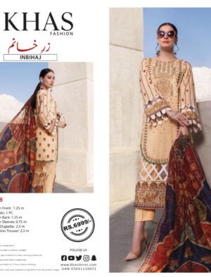 KHAS Premium Lawn Embroidered Suit Collection-1
