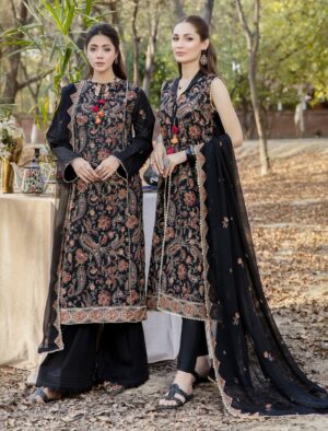 Blossom Embroidered Lawn by Adans Libas-03