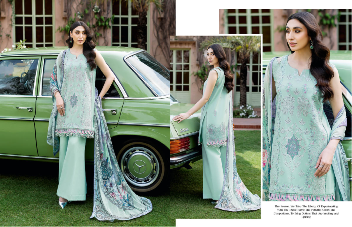 "Ramsha Andaaz Luxury Lawn Vol. Z12 - Image 3