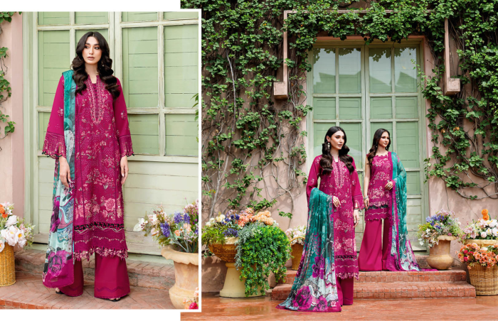 "Ramsha Andaaz Luxury Lawn Vol. Z12 - Image 4