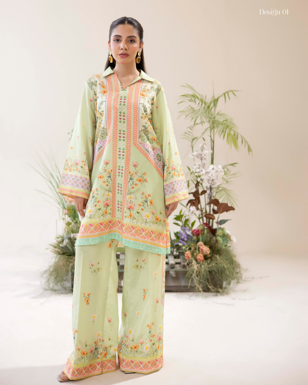 ADAN'S PATTERN MUSE CO-ORDS READY TO WEAR - Image 2